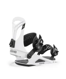 2420625 Union Rosa Snowboard Bindings Womens Large Us 9-11 White New 2025