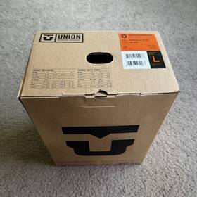 Union 2823/2824 Force Classic Snowboard Bindings Black Men S Size L 4x4 Mount / Channel