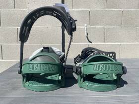 Union 3201307 Force Team Hb Snowboard Bindings Large Forest Green Duraflex Magnesium