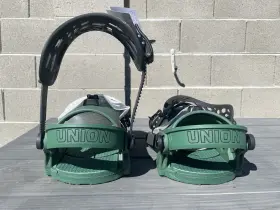 3201307 Union Force Team Hb Snowboard Bindings Large Forest Green Duraflex Magnesium