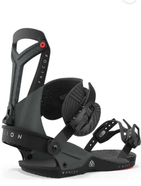 3211201-bmr-l Union Falcor 2022 Mens Bindings - Black Marble Large Carbon