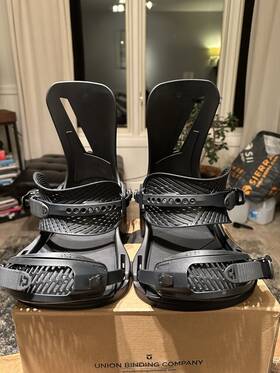 Union 3221103-asa-s Atlas Snowboard Bindings Mens - Size L Black