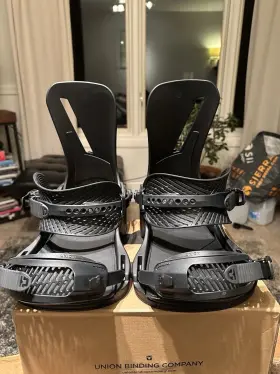 3221103-asa-s Union Atlas Snowboard Bindings Mens - Size L Black