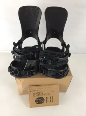 3231106-blk-m Union Open Box Str Mens Snowboard Bindings Black Medium My24