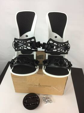 Union 3231106-wht-s Open Box Str Mens Snowboard Bindings White Small My24