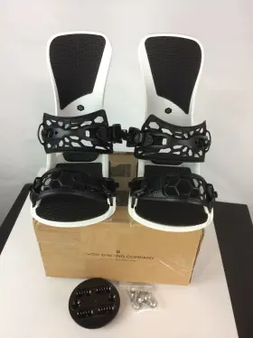 3231106-wht-s Union Open Box Str Mens Snowboard Bindings White Small My24