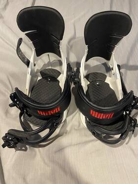 Union 3231207-grn-m Mini Flite Snowboard Bindings White Size S/m