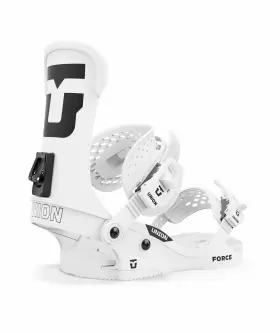 3231702 Union Force Classic Snowboard Bindings Mens Medium Us 8-10 White New 2025