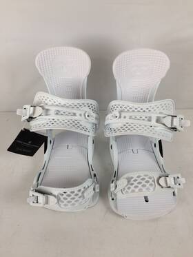 Union 3231702-wht-m Excellent Force Classic Mens Snowboard Bindings White Medium My25
