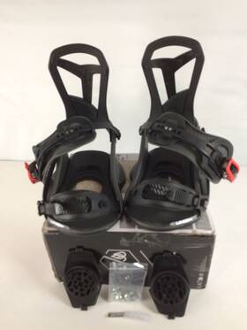 Union 3241102-blk-l Open Box Falcor Mens Snowboard Bindings Black Large My25
