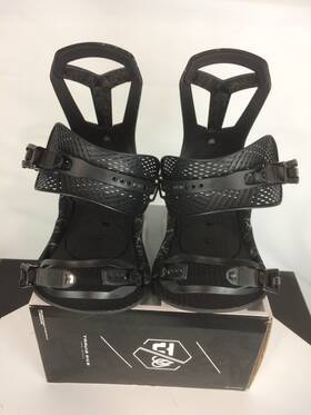 Union 3241102-blk-m Excellent Falcor Mens Snowboard Bindings Black Medium My25