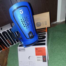 Union 3241104-mtb-s Force Metallic Blue Snowboard Bindings Size S Nfc 2025 Model Year