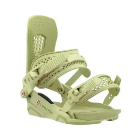 3241106-grn-m Union Trilogy Womens Snowboard Bindings Green Medium My25