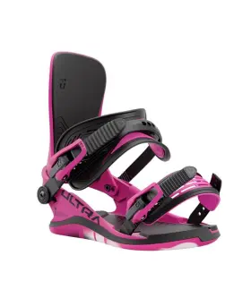 3241115-hpk-l Union Ultra Womens Snowboard Bindings Hot Pink Large My25