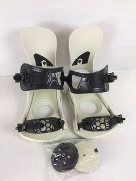 Union 3241116-bon-l Excellent Strata Mens Snowboard Bindings Bone White Large My25