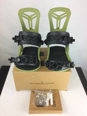 Union 3241118-oli-s Open Box Flite Pro Mens Snowboard Bindings Olive Green Small My25
