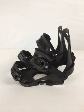 Union 3241119-blk-m Open Box Rosa Womens Snowboard Bindings Black Medium My25