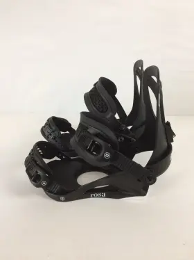 3241119-blk-m Union Open Box Rosa Womens Snowboard Bindings Black Medium My25