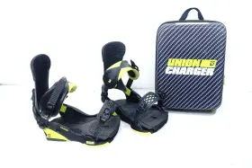 Union 428521570956 Charger Snowboard Bindings L/xl Black Yellow Carbon Fiber 285 - 320 Mondo