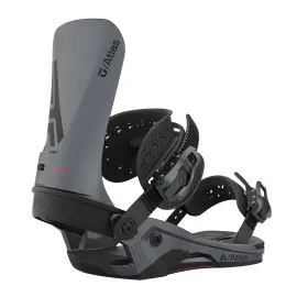Union 810058161734 Atlas Snowboard Bindings Mens Size Medium 8 - 10 Metallic Grey New 2023