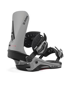 Union 810058165237 Atlas Snowboard Bindings Mens Size Medium 8-10 Metallic Silver New 2024