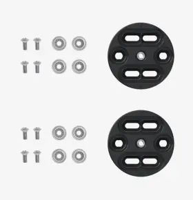 Union 810107801963 Snowboard Bindings Mini Disc Kit 4 Hole And Channel New With Hardware