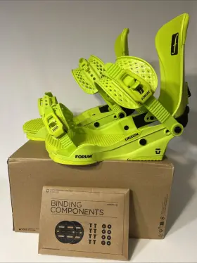 Union 810120330709 Snowboard Bindings Mens Large Forum Acid Green