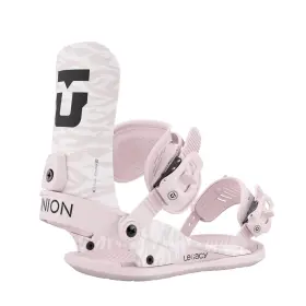 Union 810120334714 Legacy Snowboard Bindings Womens Large Us 9-11 Pink New 2026