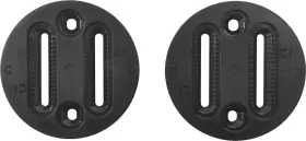 Union 842852186040 Snowboard Bindings Replacement Disc Set Black New 4 Hole And Ics