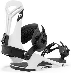 Union Binding Co. 810107800492 Co. Flite Pro Snowboard Bindings - White Size L 10.5 Nib