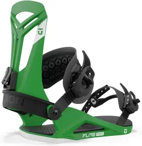 Union Binding Co. 810107800553 Flite Pro Snowboard Bindings - Green Size L 10.5 Nib