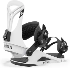 Union Binding Co. 810107800638 Rosa Womens Snowboard Bindings -white - Medium 6.5-8.5 -nib