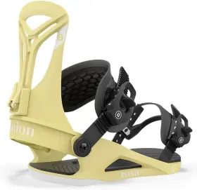 Union Binding Co. 810107800669 Rosa Womens Snowboard Bindings -yellow -medium 6.5-8.5 -nib