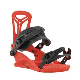 3221208-hor-s Union Binding Company Rosa Hot Red Small Snowboard Bindings Womens 2023