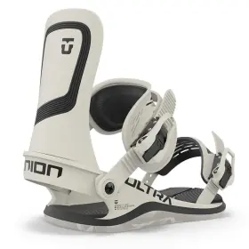 Union Binding Company & Design 810107800133 Ultra W. Womens Snowboard Bindings L Bone
