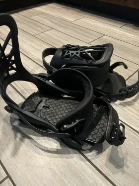 Bpo8900-02 Union Freestyle Flite Pro Mens Snowboard Bindings Black Large