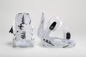 Ph-611 Whitewoods Matrix Ph611 Inch All-mountain Snowboard Bindings Fits Mens Boots 7-10 Medium