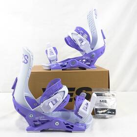 Yes Snowboards 630949111005 #yes Conda Snowboard Bindings In Purple/white - Womens S/5-8.5