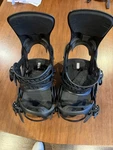 Men's Burton Cartel Re:flex Snowboard Bindings - Black Large Euc Used. Price: $189.00.