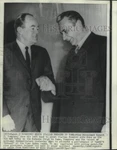 1967 Press Photo Vice President Humphrey And Premier Moro Greet In Rome, Italy Unspecified. Price: $24.99.
