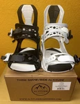 New! Altitude "rider" Snowboard Bindings (white) L/xl 9.5-13. Price: $269.69.