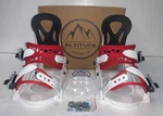 Altitude Ripper Kids Snowboard Bindings 4X4 Burton 3D & Est Channel White/red New. Price: $109.95.