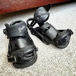 Burton Scribe Re:flex Snowboard Bindings Black Size Adjustable Toe Ramp Used. Price: $79.99.
