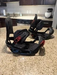 Burton Cartel Est Snowboard Bindings Mens Black Red All Mountain Size Medium Used. Price: $125.00.
