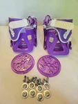 Burton Grom Snowboard Disc Bindings Purple Yth/xs Used. Price: $49.99.