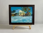Oil Painting Beautiful Winter Morning Y. Suprunchuk Village Landscape NAAA4318 New. Price: $109.00.