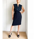 Womens Vintage 50S Party Dress Size Medium Union Made Usa Black Pencil Pre-owned. Price: $46.50.