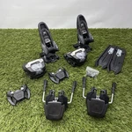 Marker Squire 11 90MM Brake Gripwalk Compatible Ski Bindings Black Silver Used. Price: $119.97.
