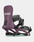 Rome Brass Snowboard Bindings M/l (women's Us 9-11.5) Plum New 2025. Price: $230.97.