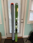 Blizzard Zero 95 Alpine Touring Skis, Fritschi Tecton Bindings W/ Evo Skins. New. Price: $1545.00.